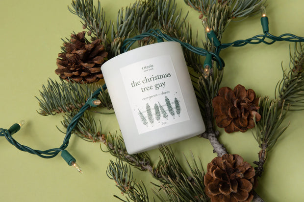 The Christmas Tree Guy Candle