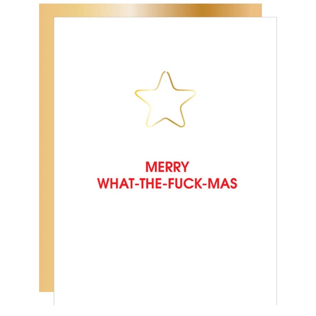Merry WTF Mas - Star Paper Clip Card