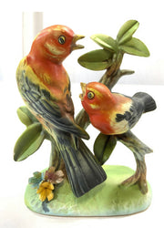 Painted Porcelain Birds