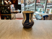Blue Waist Vase