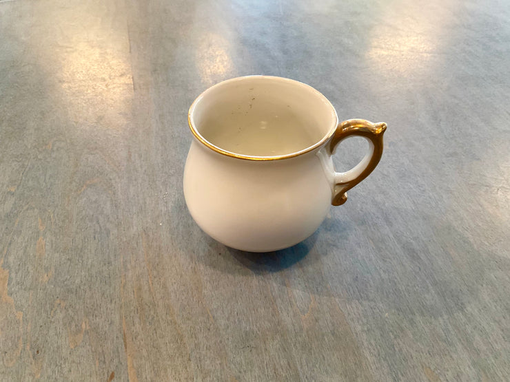 White & Gold Teacup