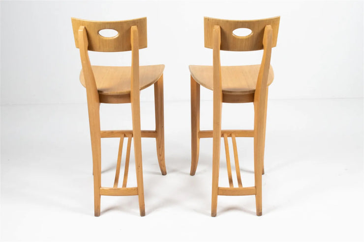 Craftsmade Pine Counter Stools (2)